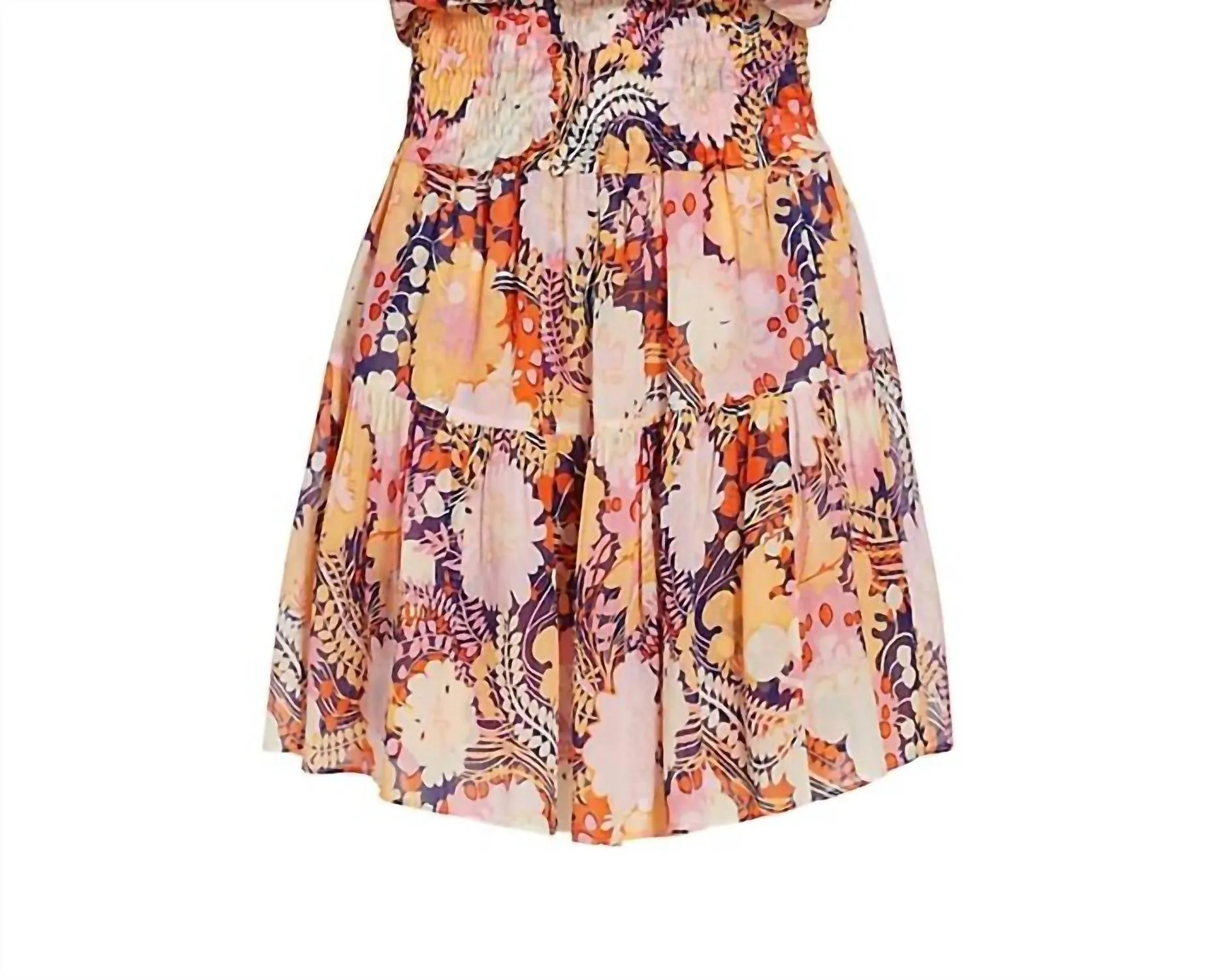 A.L.C. - COURTNEY FLORAL SILK MINIDRESS