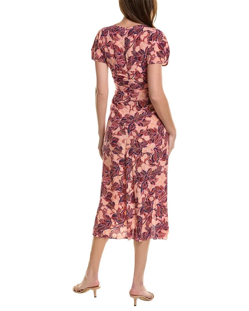 A.L.C. Elodie Silk-Blend Midi Dress