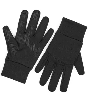 Beechfield Sports Tech Soft Shell Gloves | Black