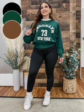 Brooklyn Girl Oversized Vintage Sweater