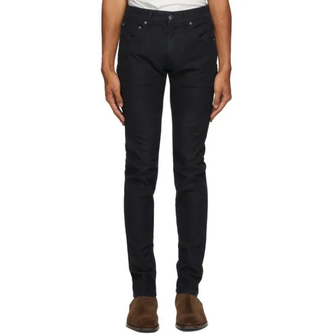 Etro Navy Paisley Jeans