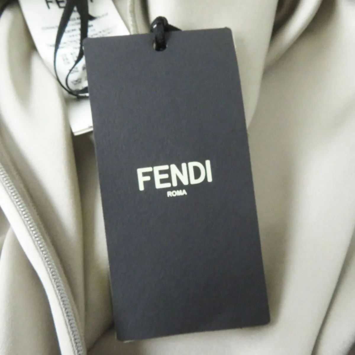 Fendi Women's Silk Skirt FQ7422 Greige