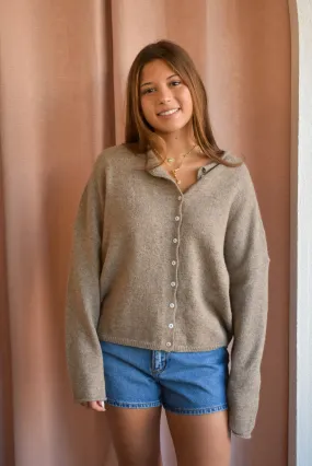 Piper Cardigan- Mocha