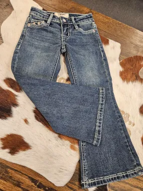 ROCK & ROLL GIRLS HORSE EMB BOOTCUT JEANS