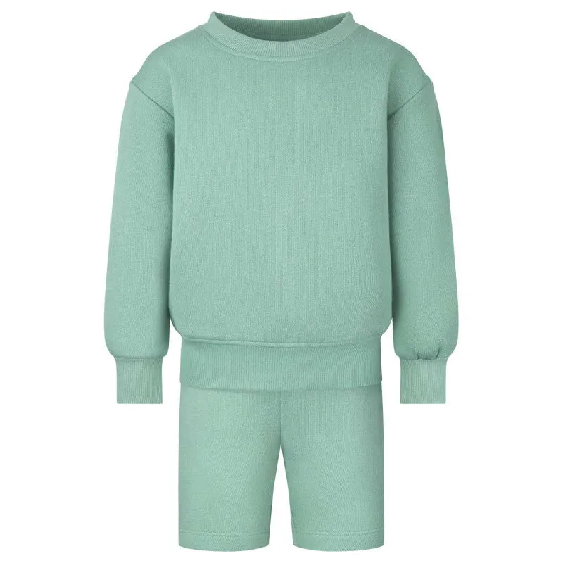 Summer feeling British Summer Sweater & Shorts set