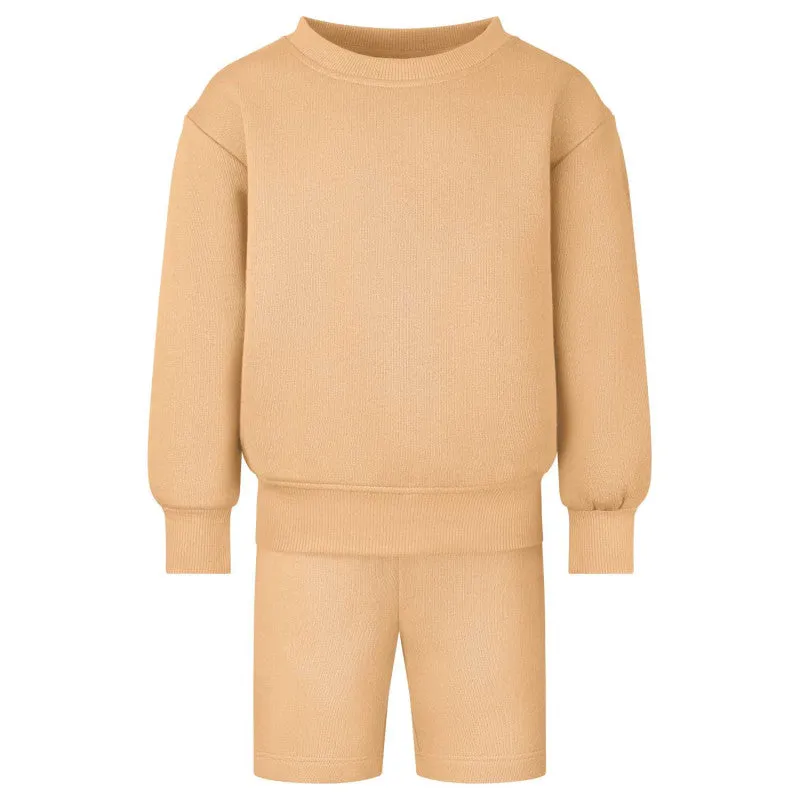 The Duck Feeding Club British Summer Sweater & Shorts set