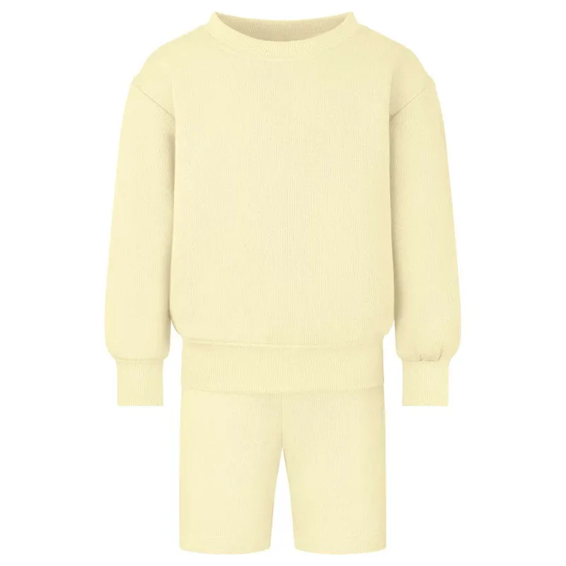 The Duck Feeding Club British Summer Sweater & Shorts set