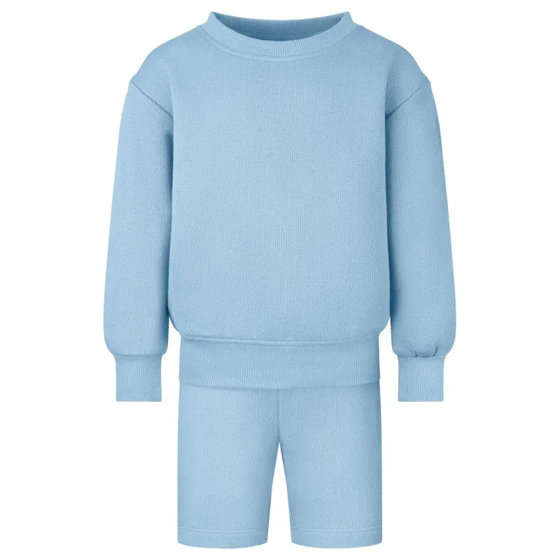 The Duck Feeding Club British Summer Sweater & Shorts set