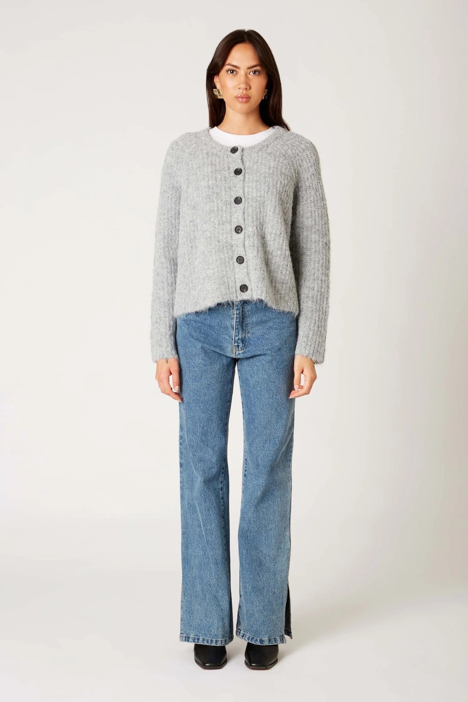 Tristan Button Front Sweater