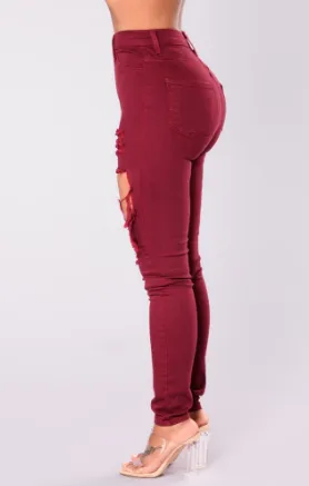 Women's stretch-slim jeans - Women's Bottom